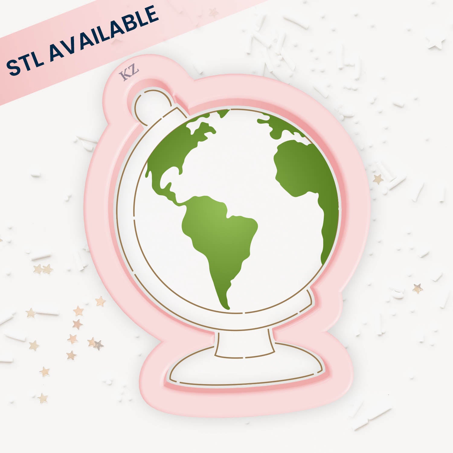 Cookie Cutters Globe – Cookie Cutter & Stencil Set