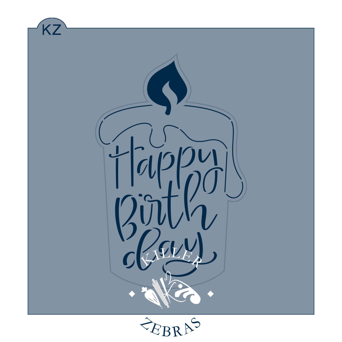 Cookie Cutters Happy Birthday Candle Cutter