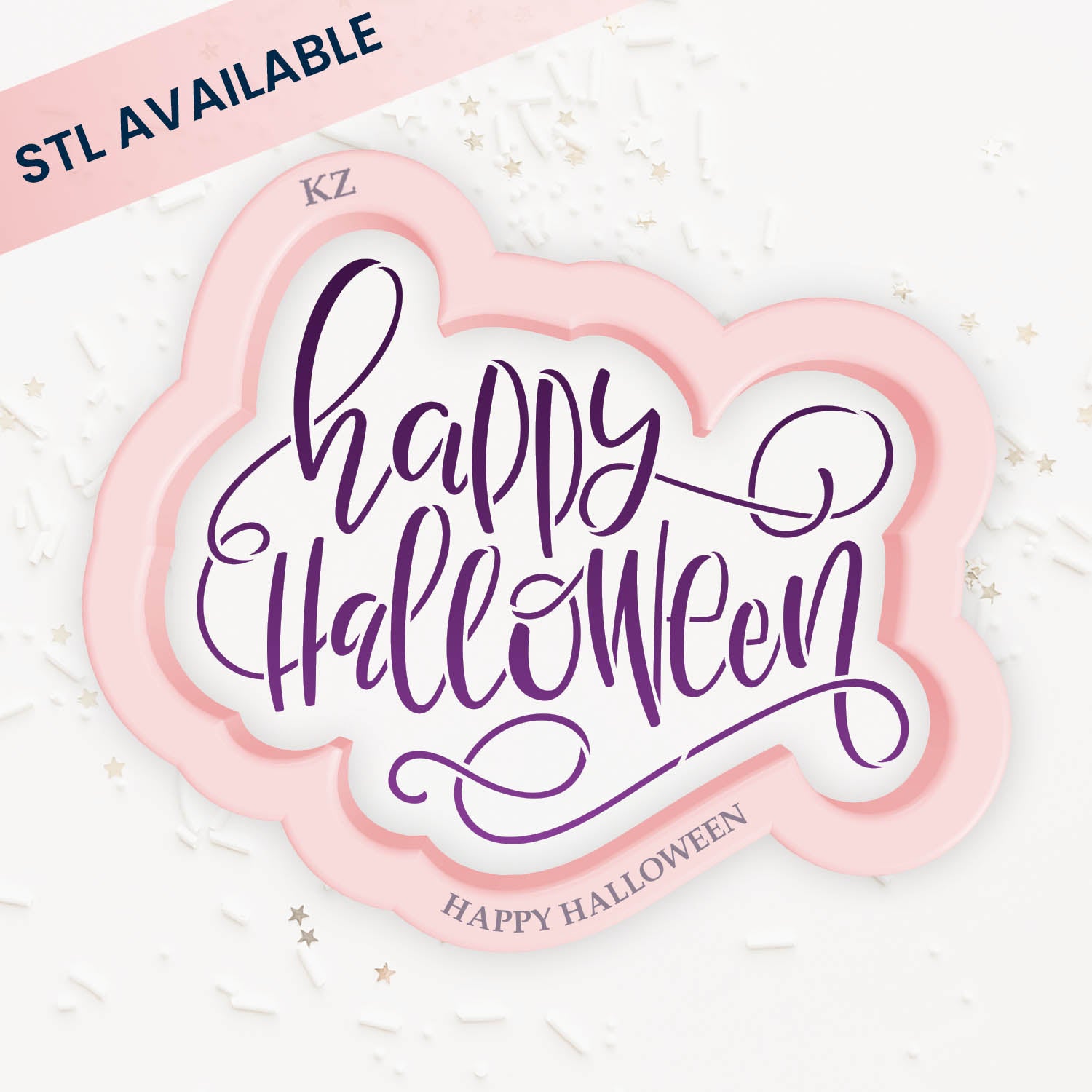 Cookie Cutters Happy Halloween (Style 1) Hand Lettered