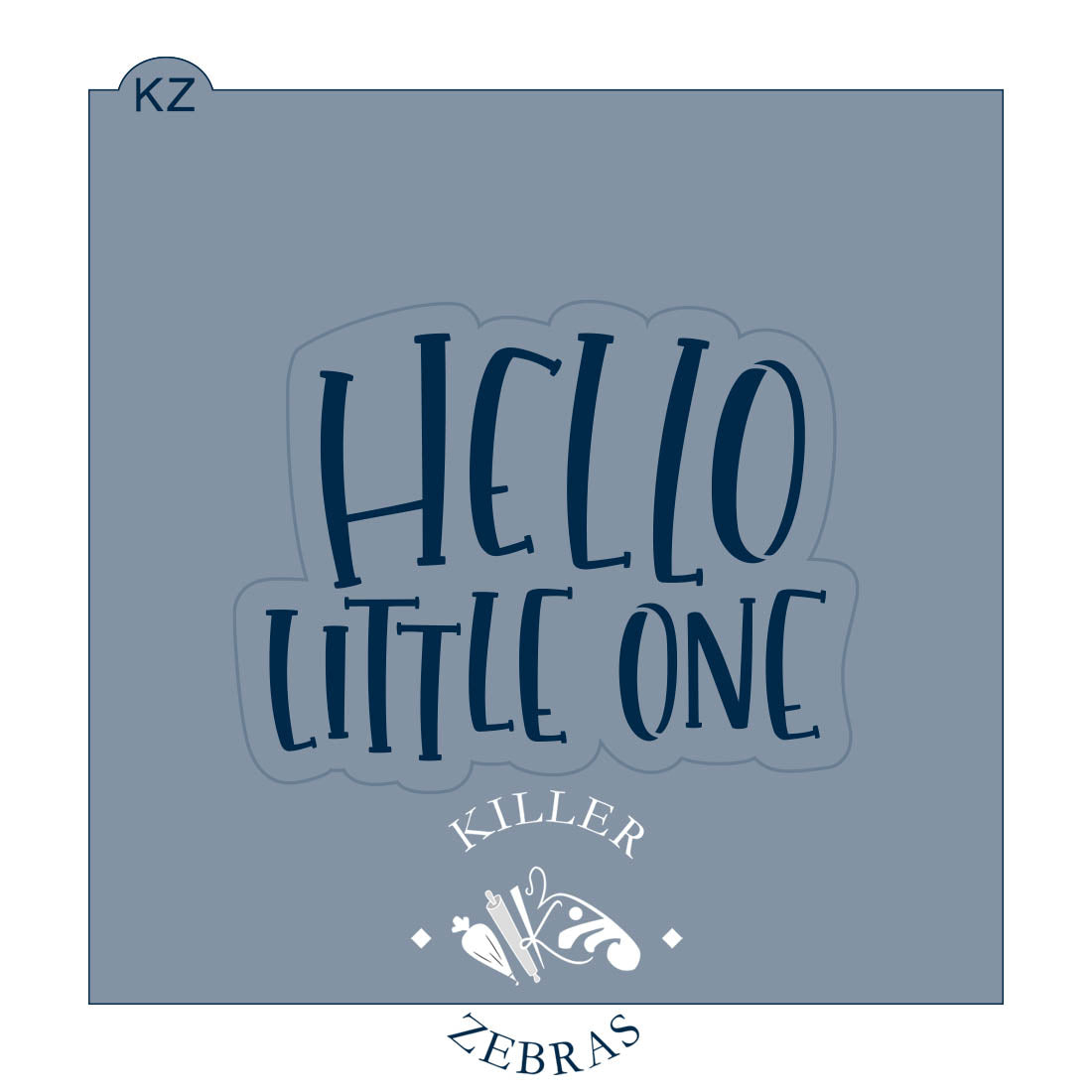 Cookie Cutters Hello Little One – Cookie Cutter & Stencil Set