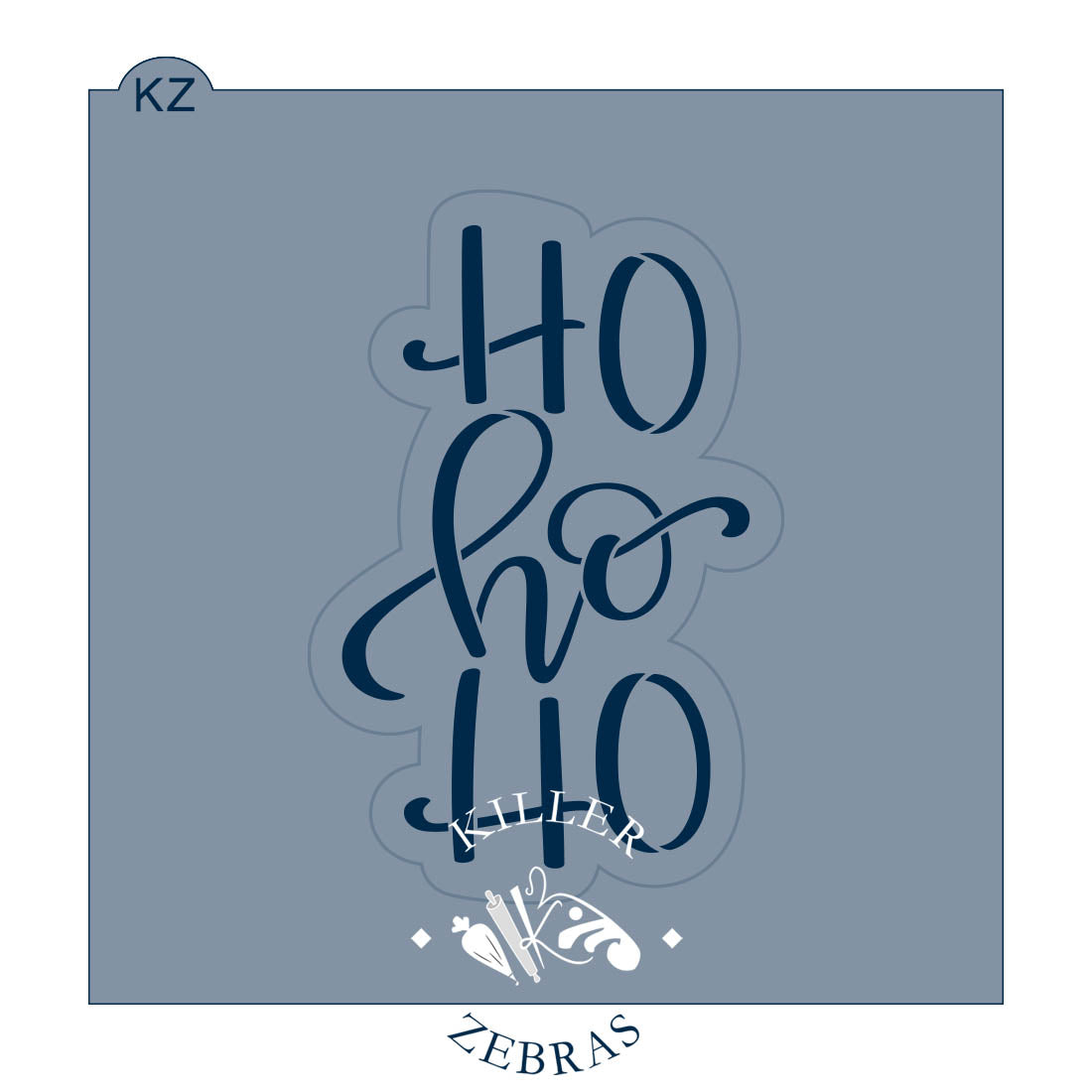 Ho Ho Ho – Cookie Cutter & Stencil Set