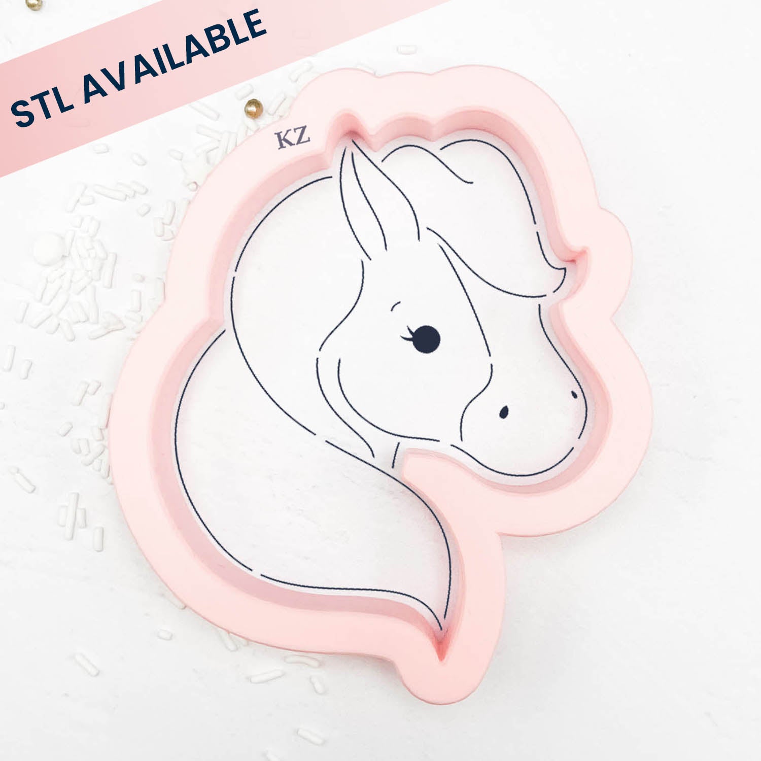 Cookie Cutters Horse Head Cutter/Stencil