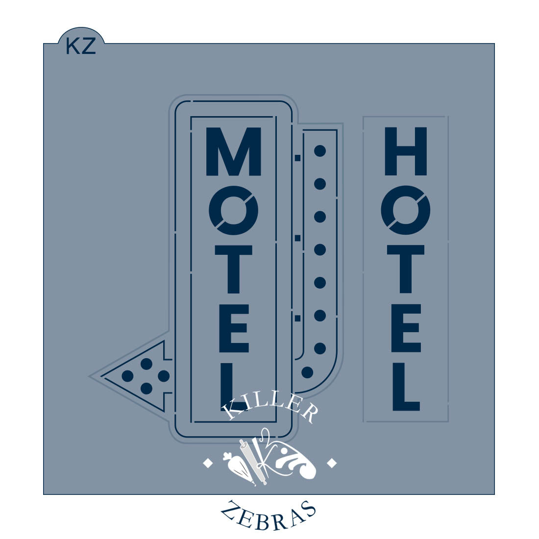 Cookie Cutters Motel Sign Cutter/Stencil