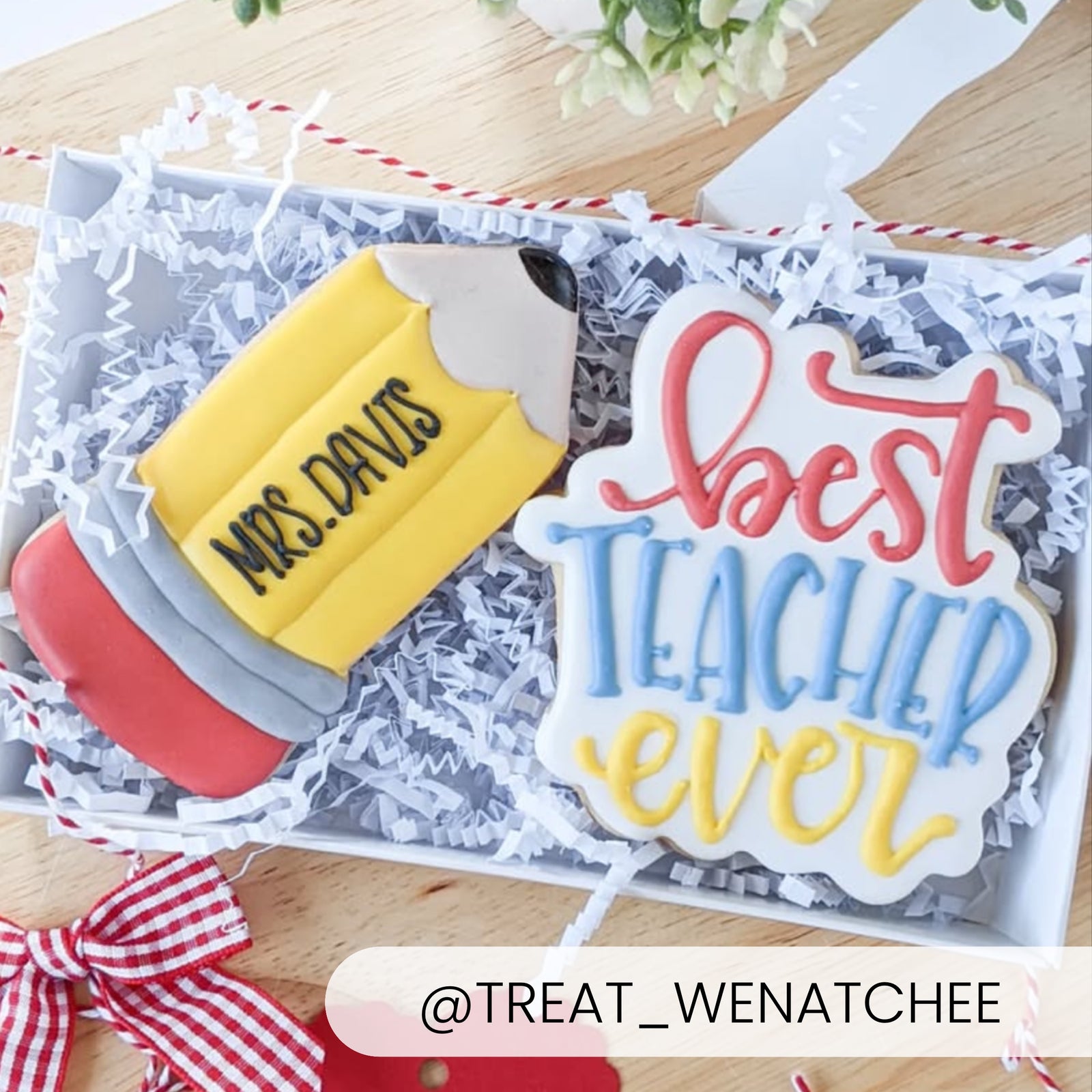 Cookie Cutters Best Teacher Ever Hand Lettered