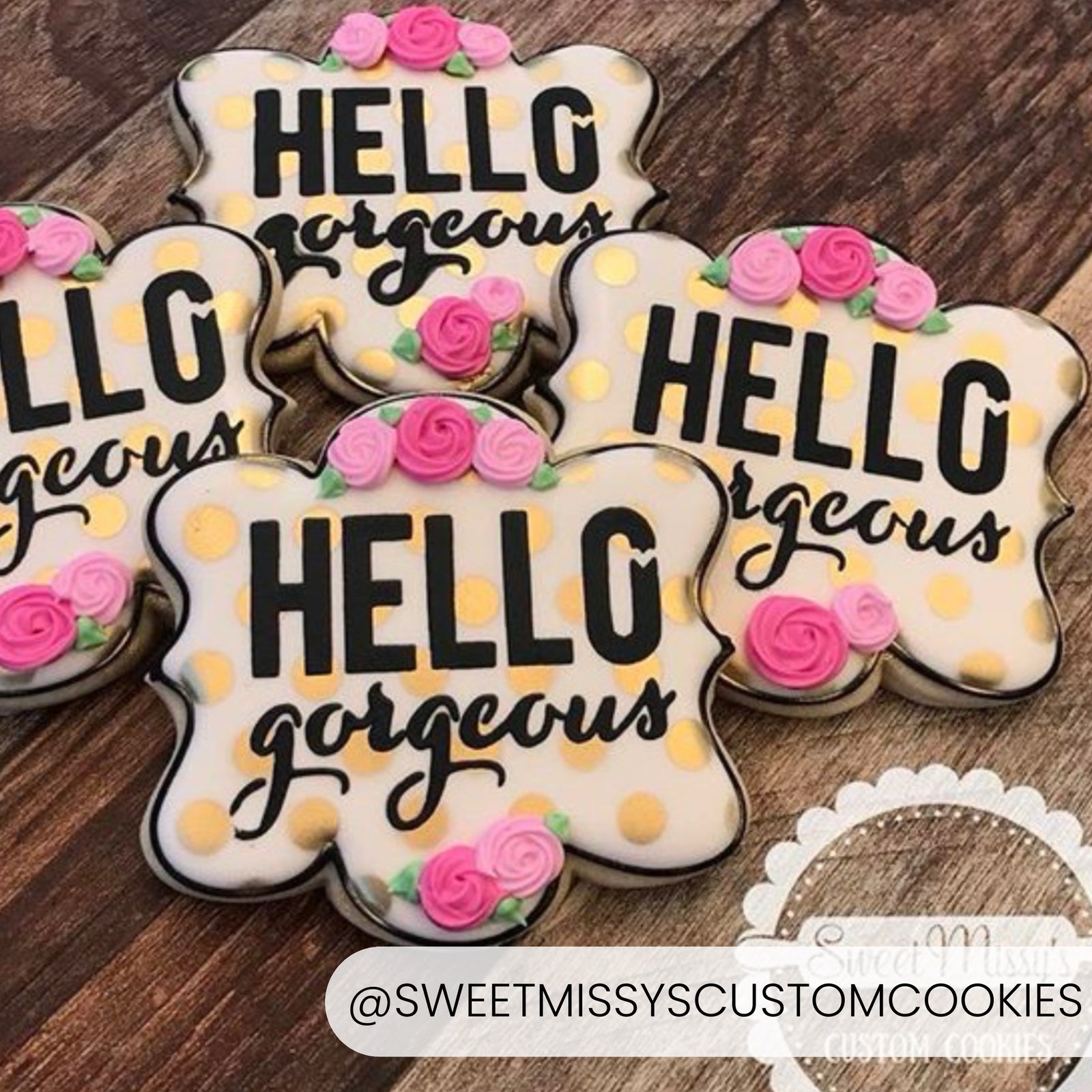 5.5 x 5.5 Stencil Polka Dots – Cookie Stencil