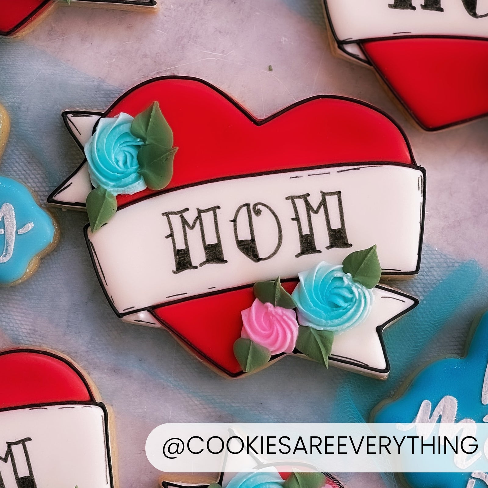 Cookie Cutters Heart Banner Cutter/Stencil