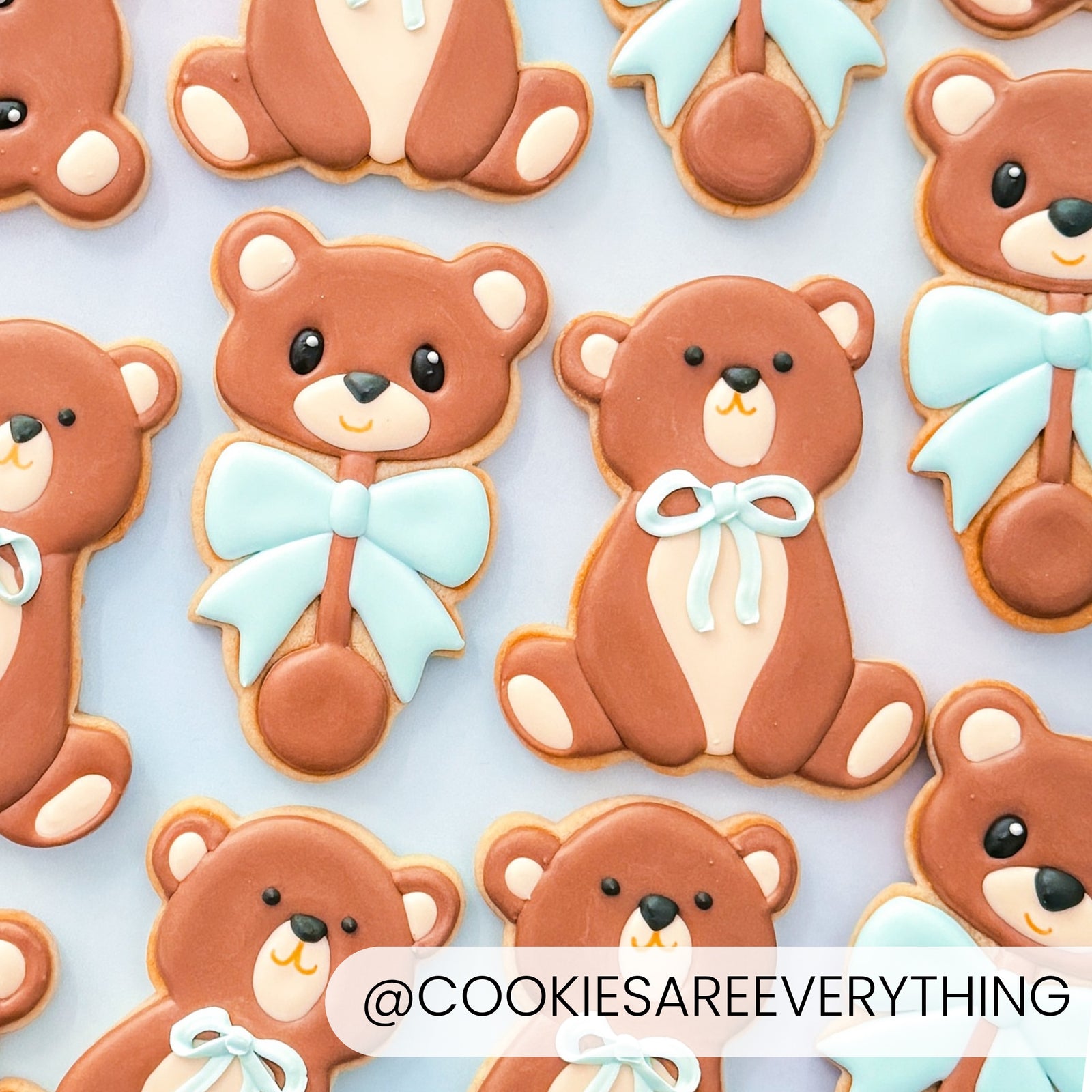 Cookie Cutters Teddy Bear Rattle Cutter/Stencil