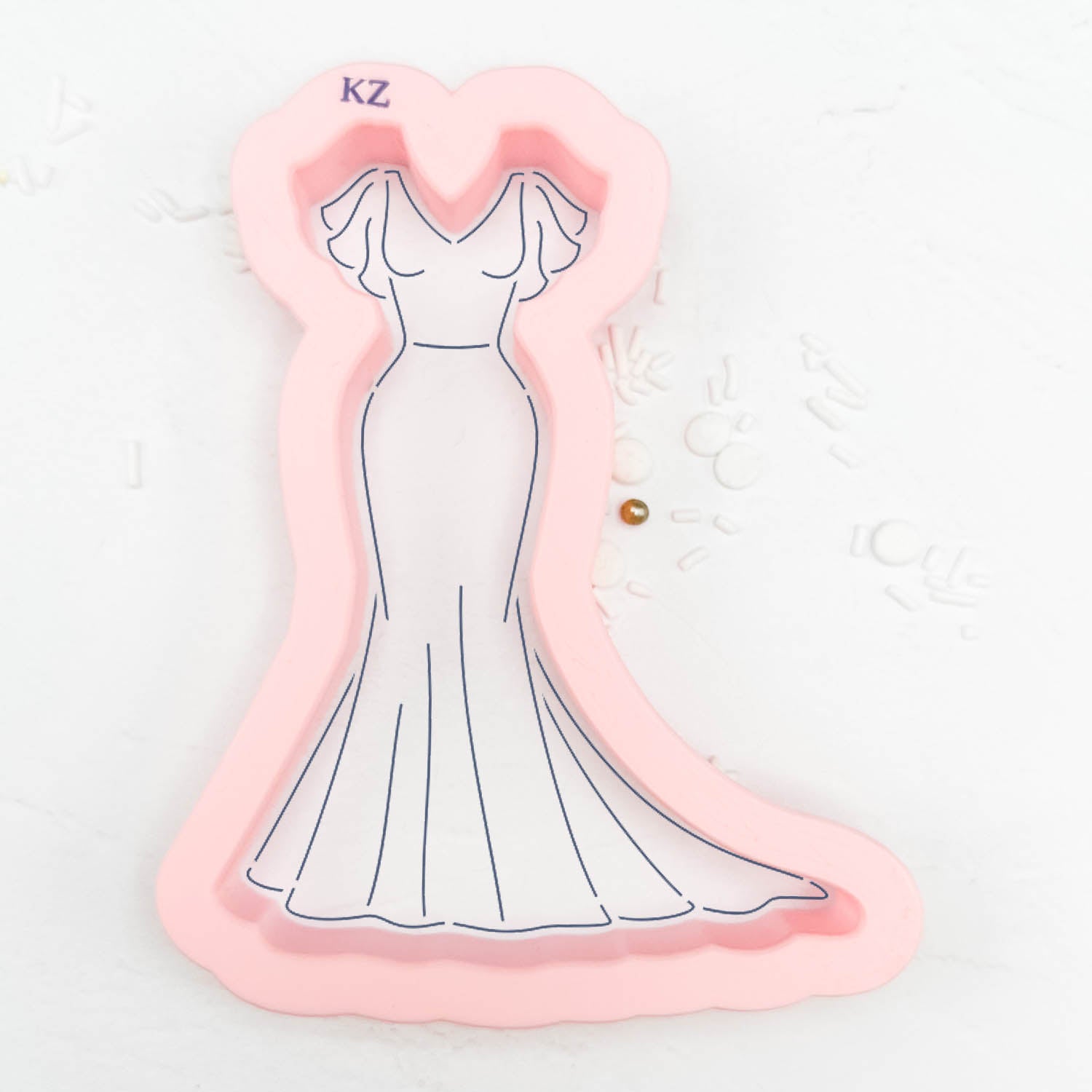 Cookie Cutters The Katharine Wedding Dress – Cookie Cutter & Stencil Set