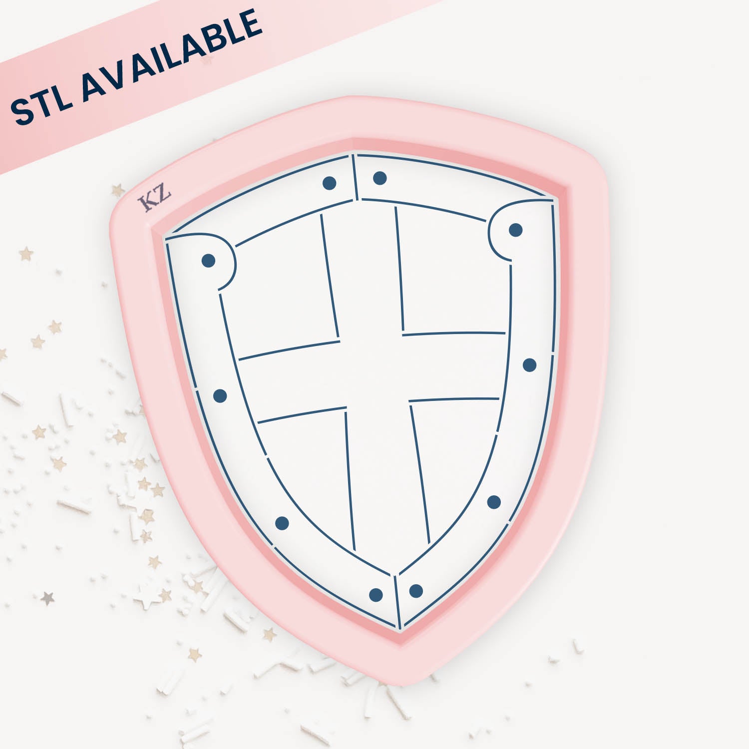 Cookie Cutters Knight's Shield Cutter/Stencil