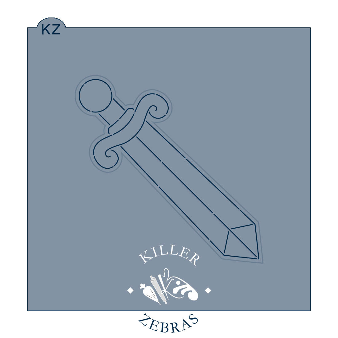 Cookie Cutters Sword Cutter/Stencil
