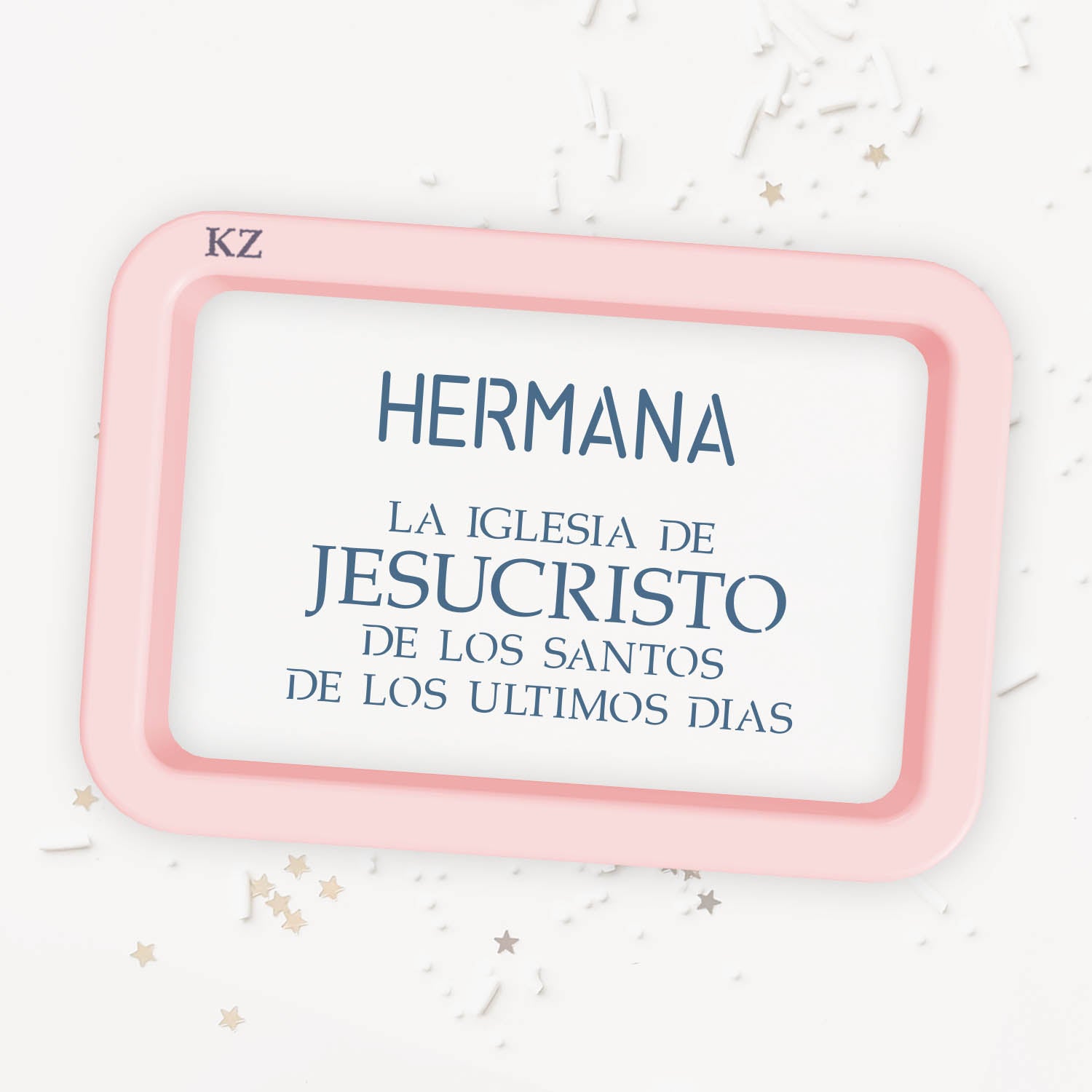 Cookie Cutters LDS Missionary Tag Cutter/Stencil