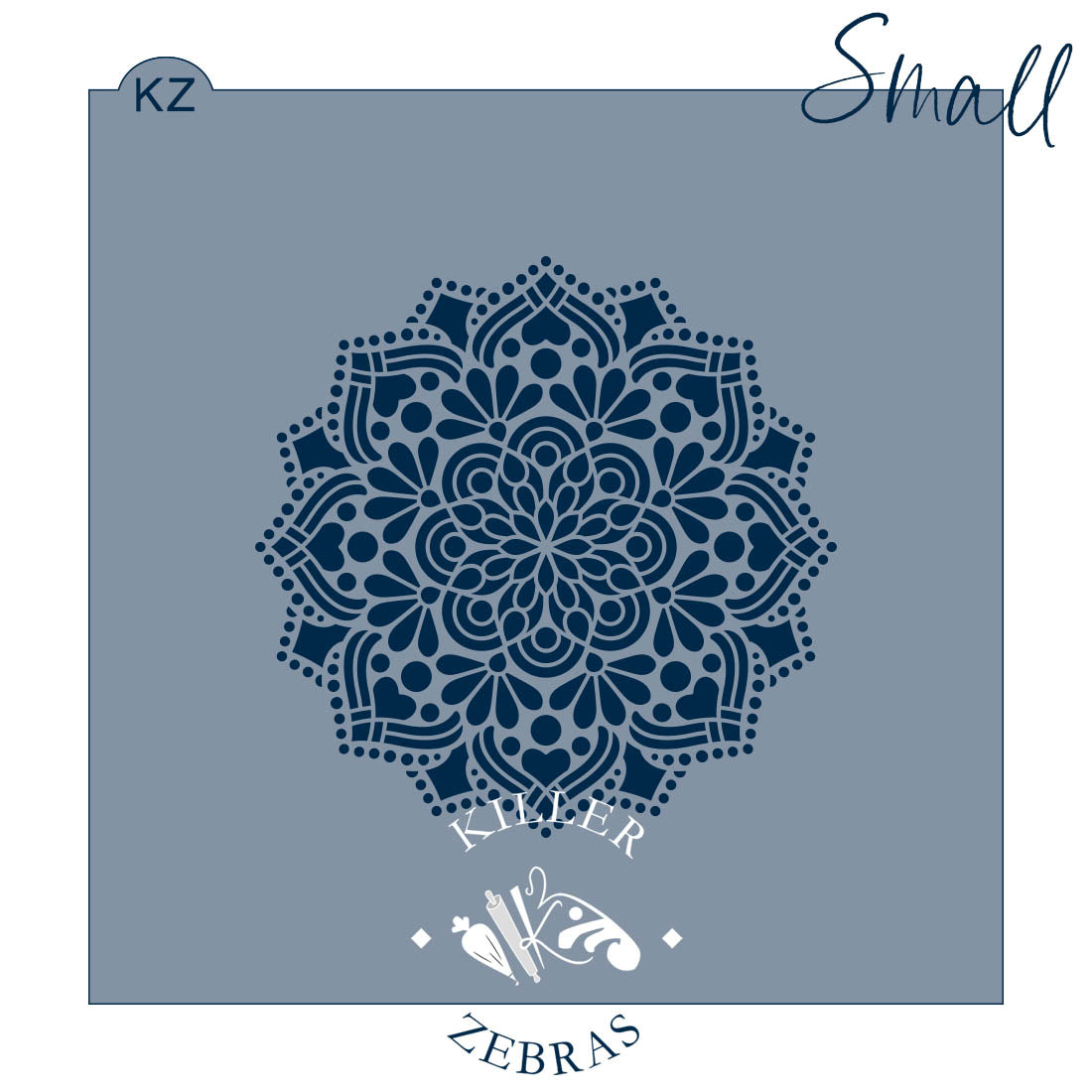 5.5 x 5.5 Stencil Lace Medallion Stencil
