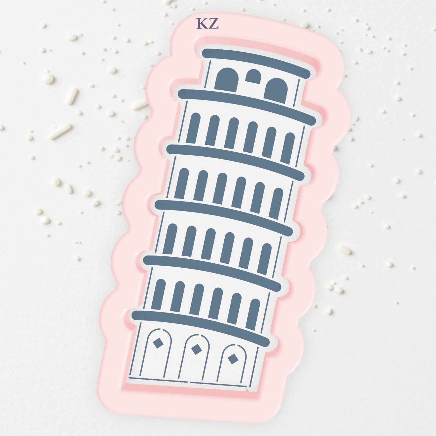 Cookie Cutters Leaning Tower of Pisa – Cookie Cutter & Stencil Set