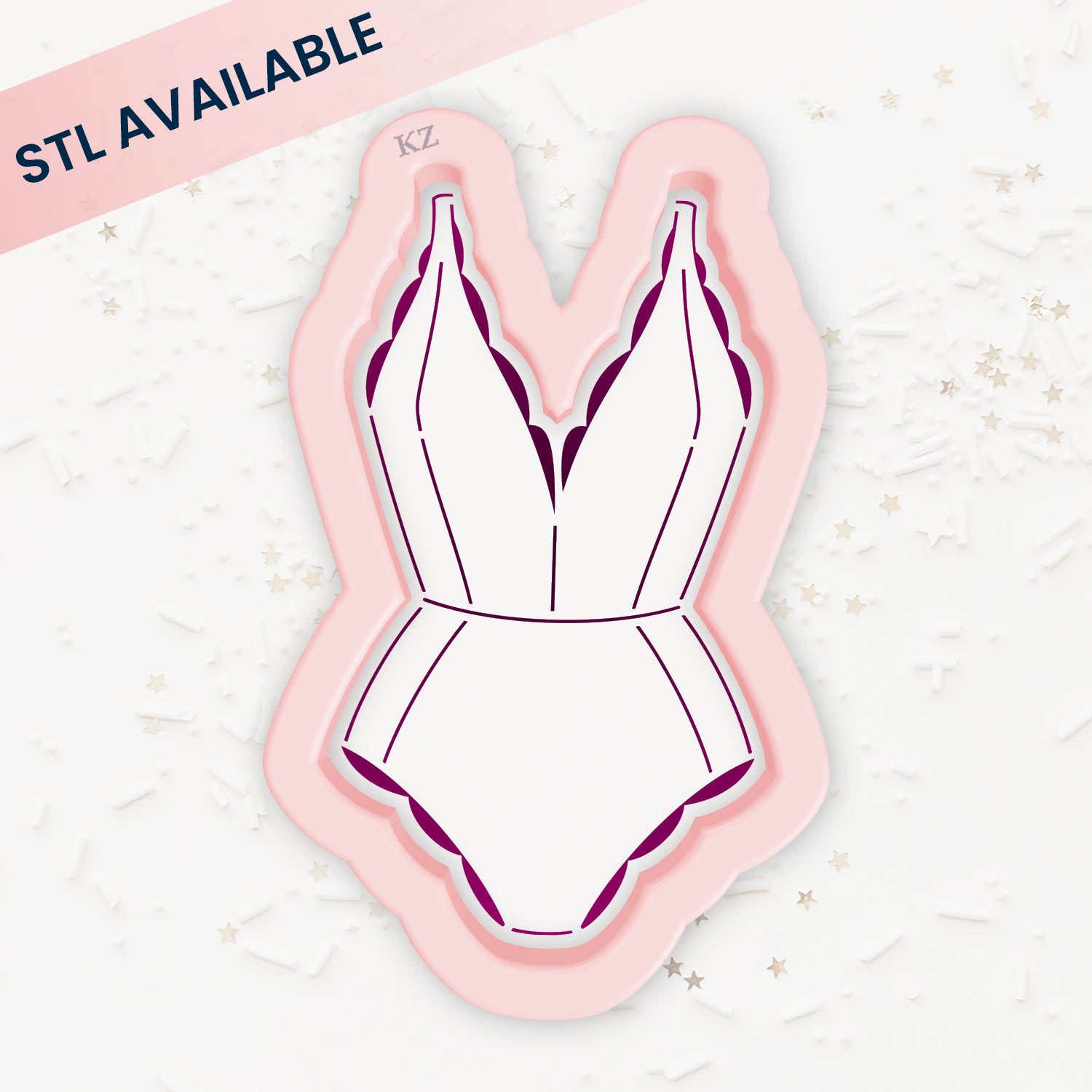 Cookie Cutters Lingerie (Style 1) – Cookie Cutter & Stencil Set