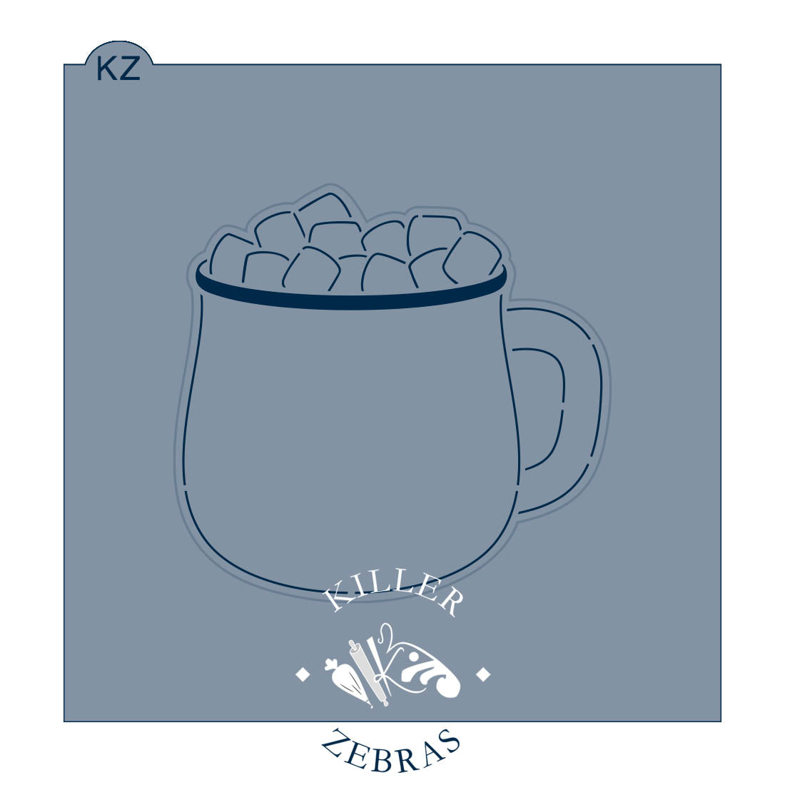 Cookie Cutters Marshmallow Mug Cutter/Stencil