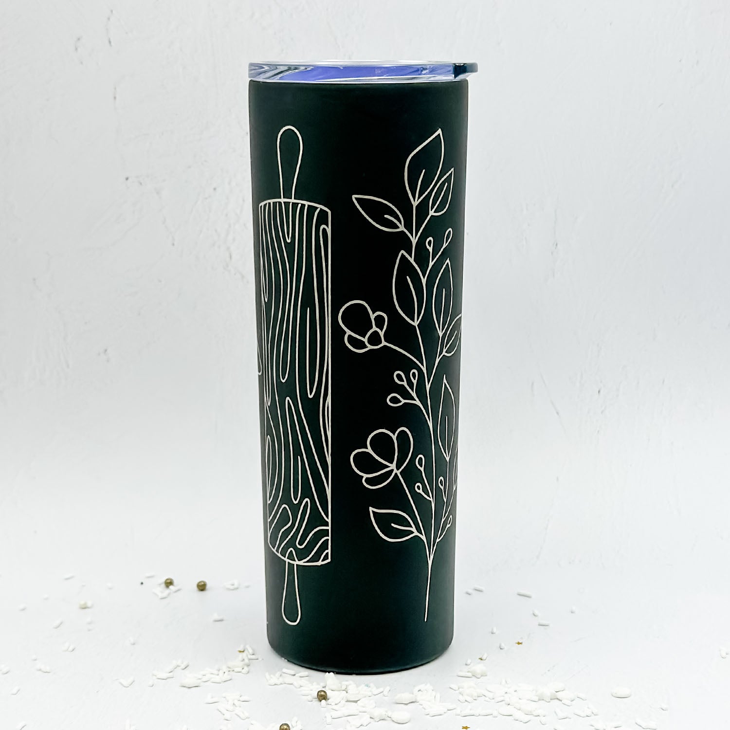 Tumbler Black Matte Stainless Steel 20 oz. Tumbler