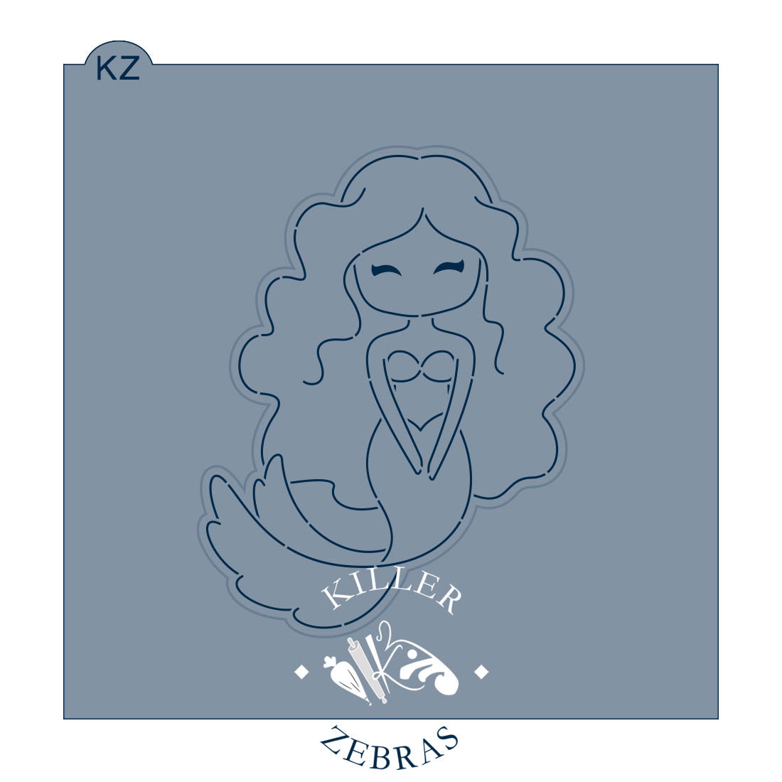 Cookie Cutters Mermaids Cutter/Stencil Set of 3