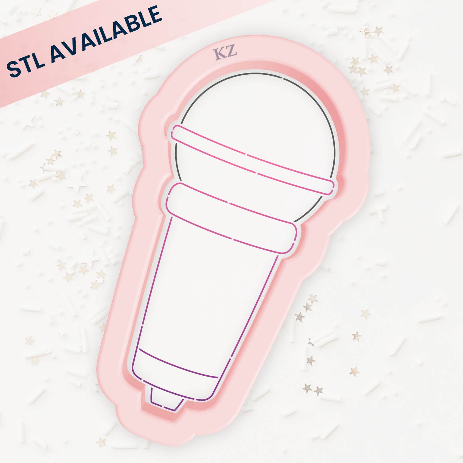 Cookie Cutters Microphone Cutter/Stencil