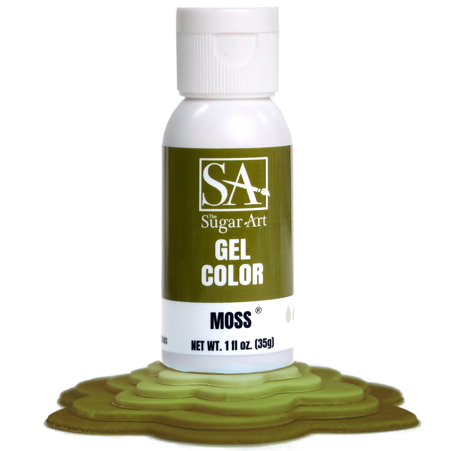 Moss Sugar Art Gel Color
