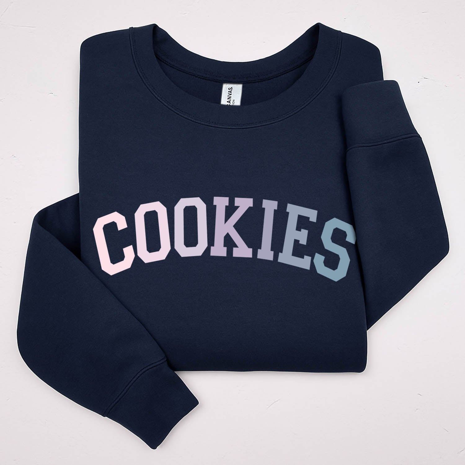 Shirts COOKIES Navy Crew Neck Sweatshirt