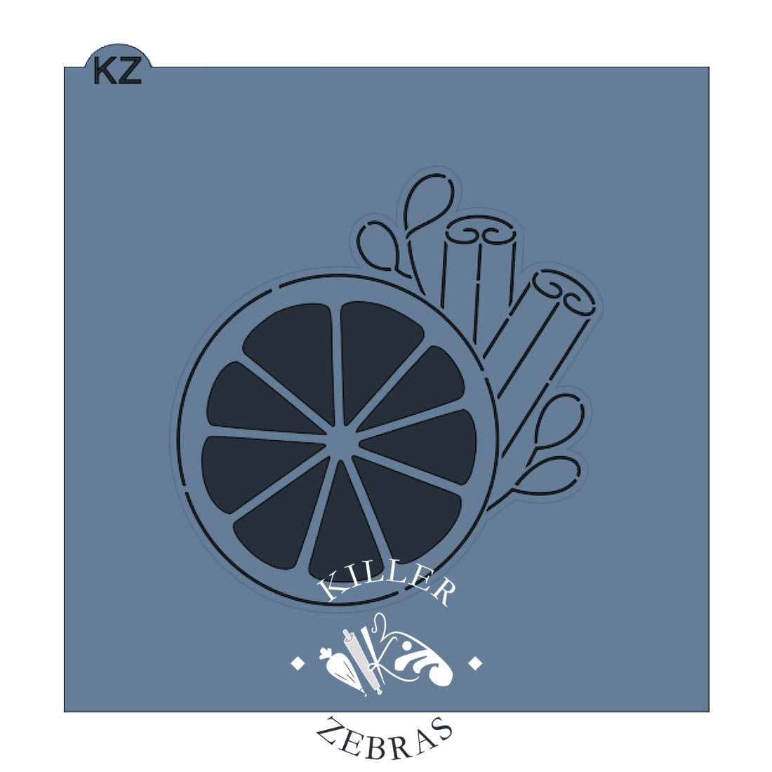 Cookie Cutters Orange Cinnamon Cutter/Stencil