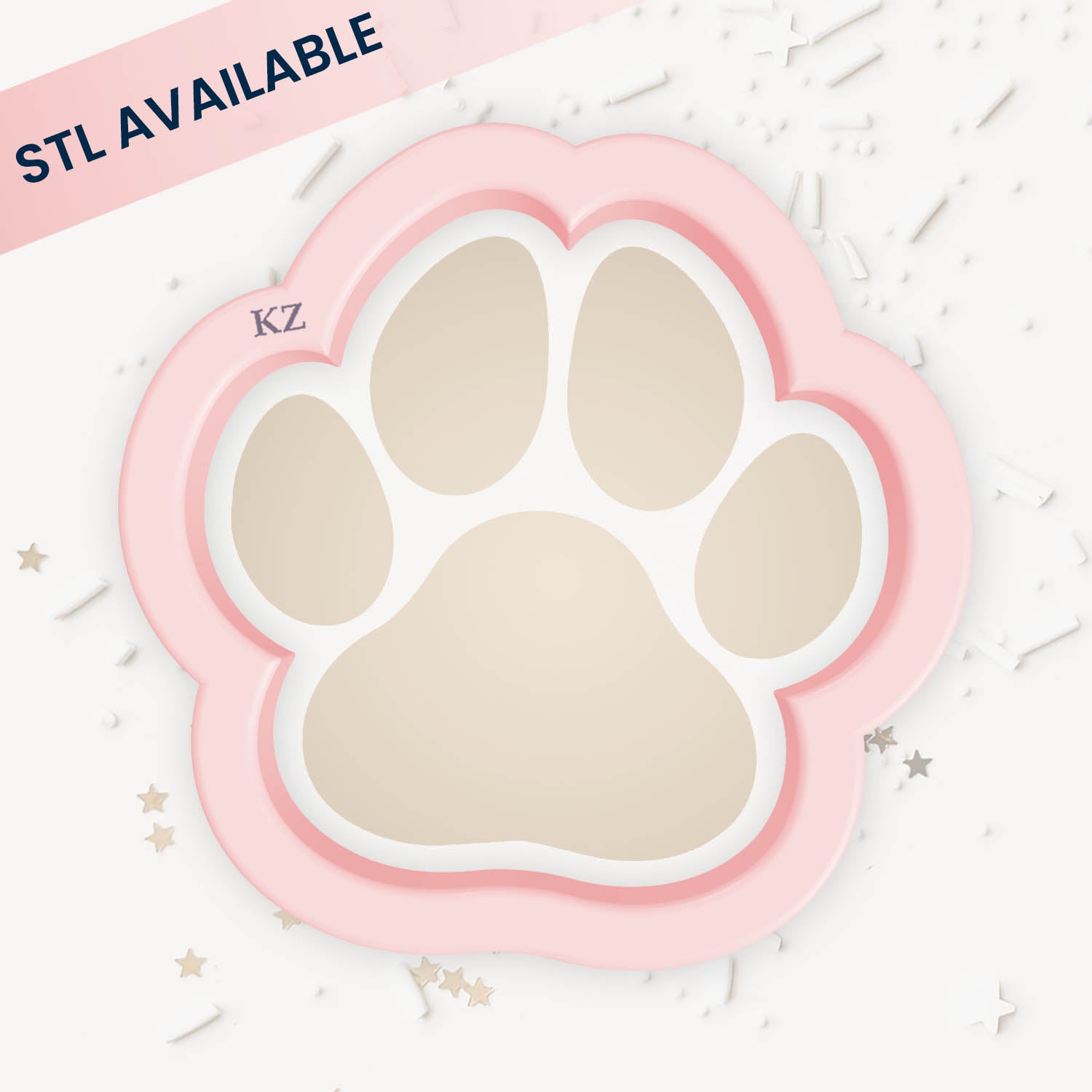 Cookie Cutters Paw Print Cutter/Stencil