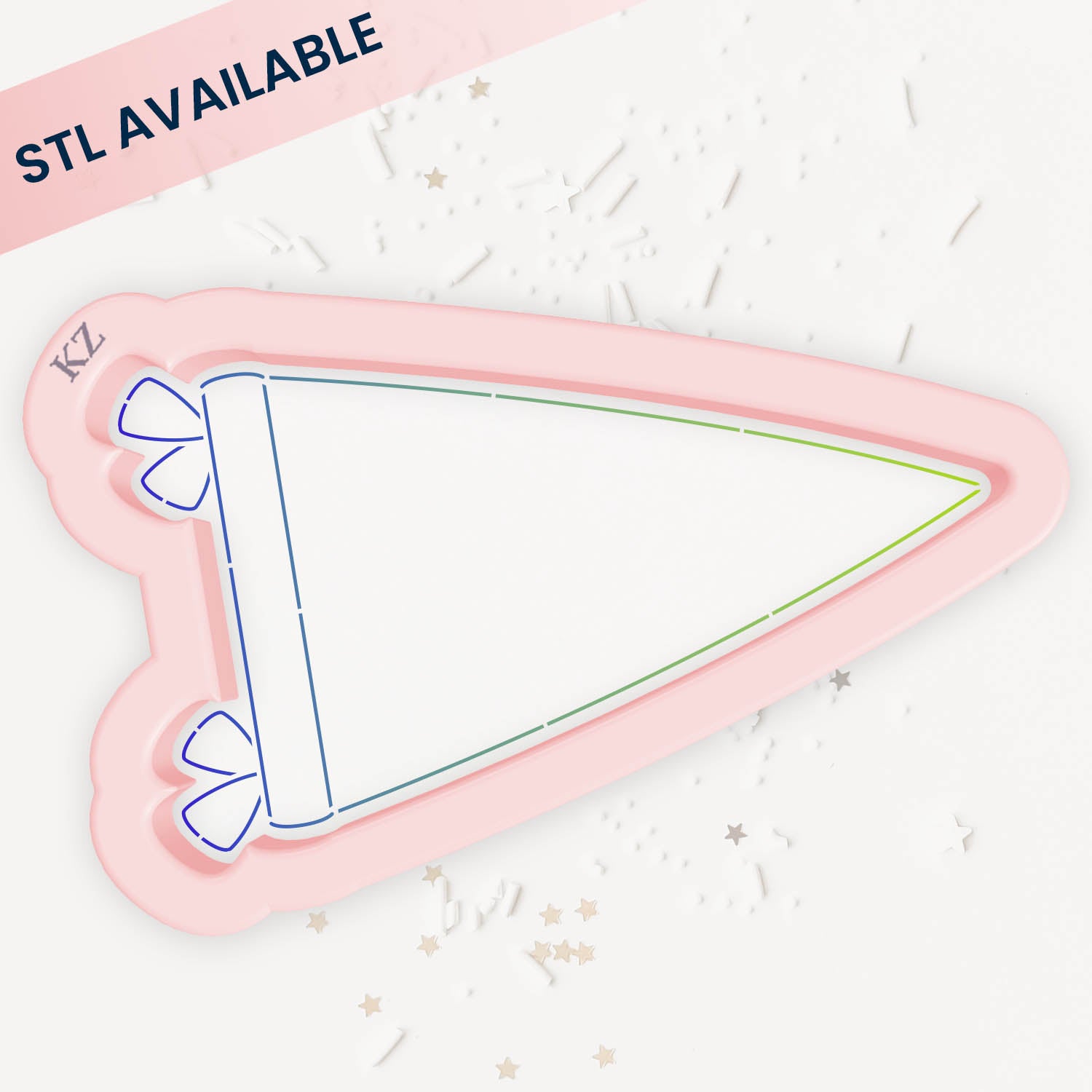 Cookie Cutters Pennant Flag Cutter/Stencil