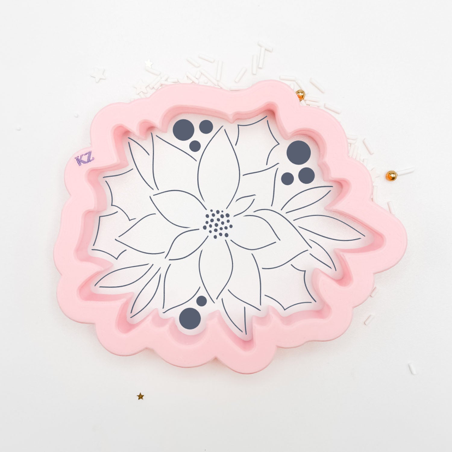 Cookie Cutters Poinsettia Bunch Cutter/Stencil