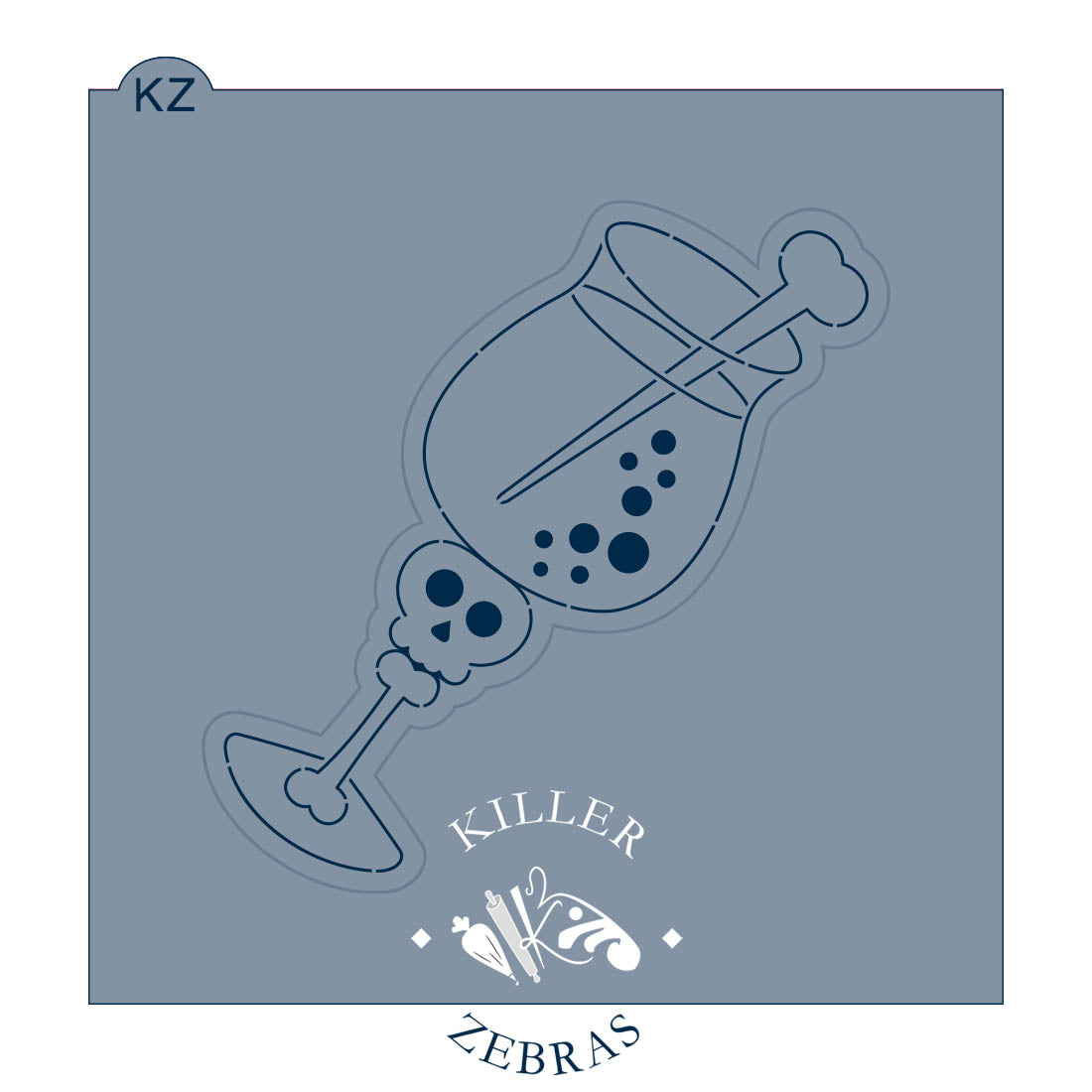 Cookie Cutters Poisonous Drink Cutter/Stencil