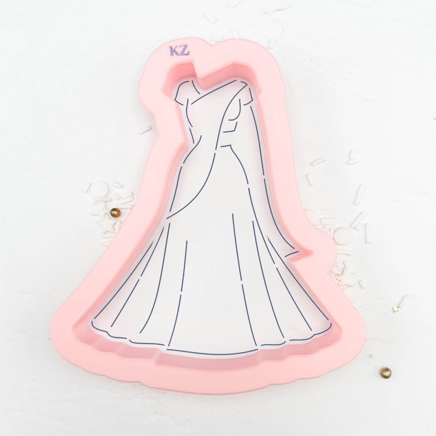 Cookie Cutters The Priya Wedding Dress Cutter/Stencil