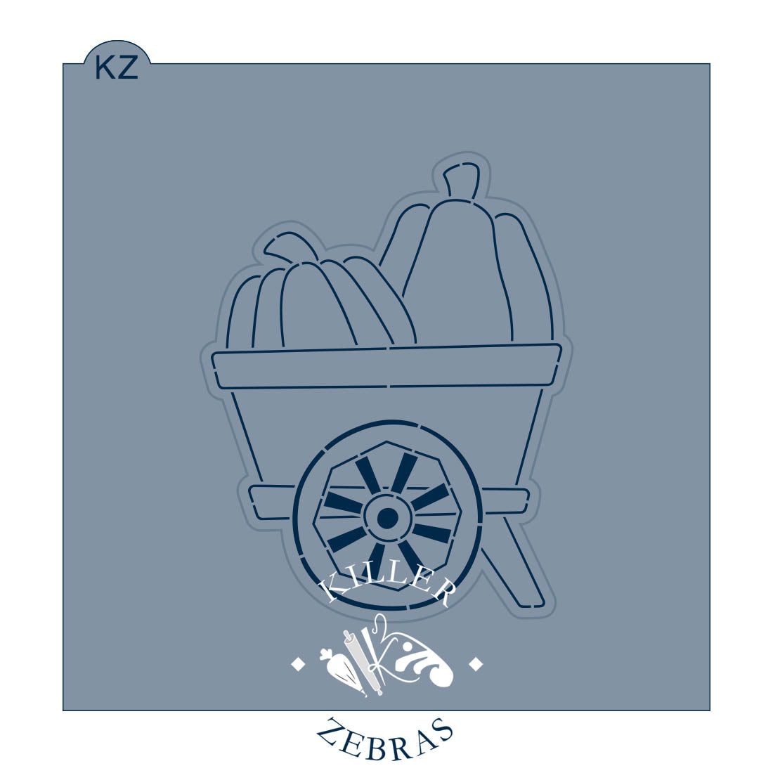 Cookie Cutters Pumpkin Wagon – Cookie Cutter & Stencil Set