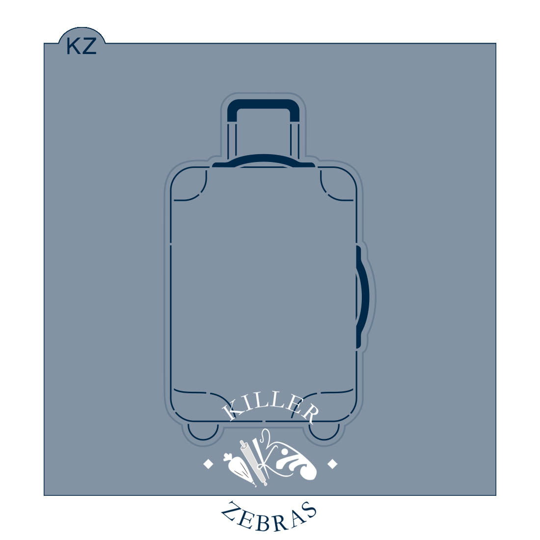 Cookie Cutters Rolling Suitcase – Cookie Cutter & Stencil Set