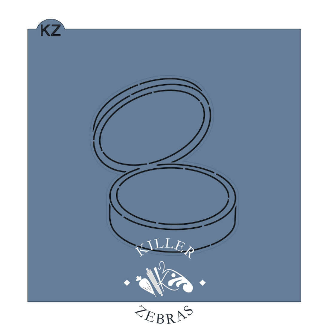 Cookie Cutters Round Compact Cutter/Stencil