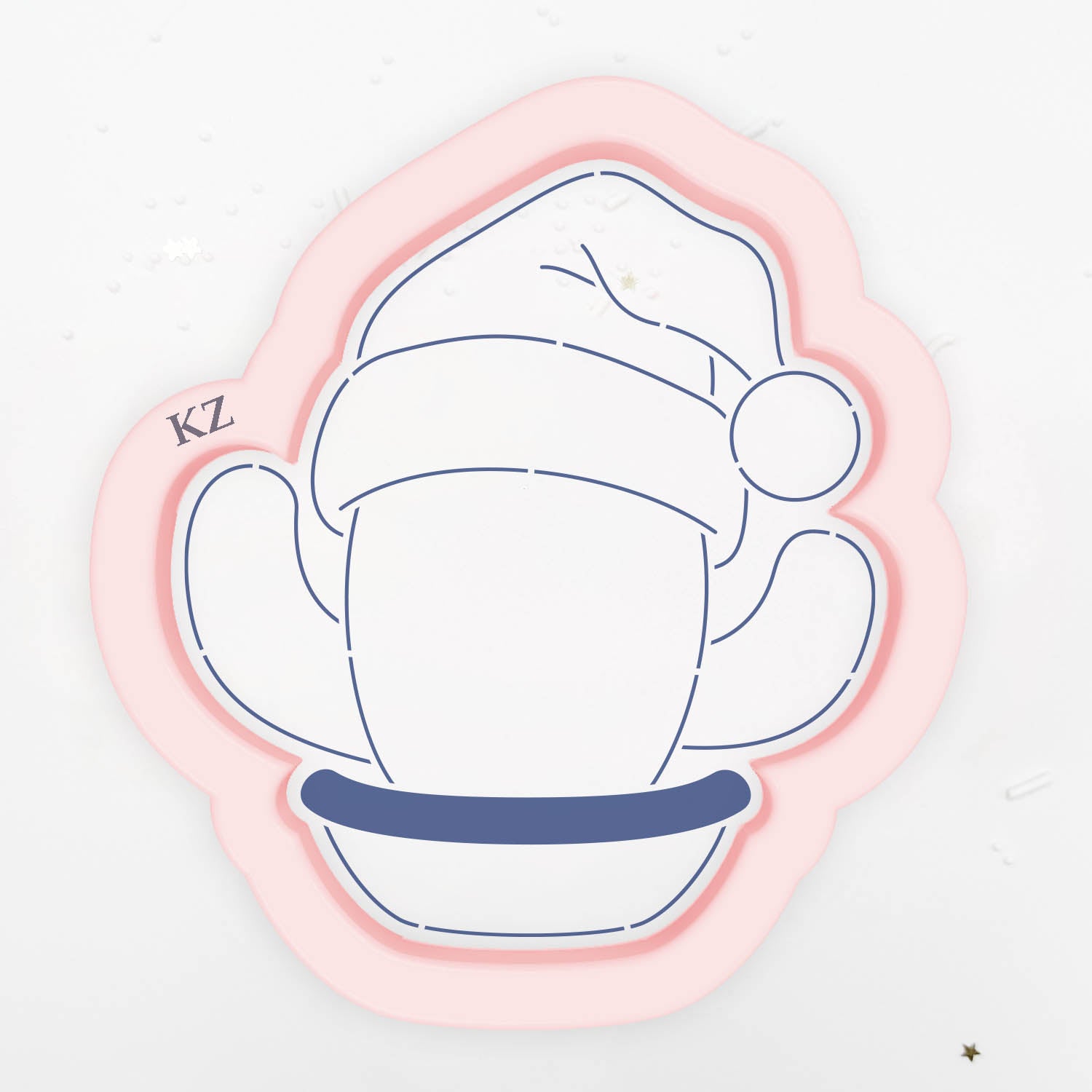 Cookie Cutters Santa Hat Cactus Cutter/Stencil