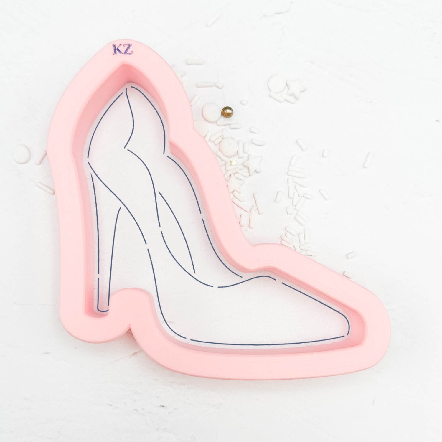Cookie Cutters Scallop Heel – Cookie Cutter & Stencil Set