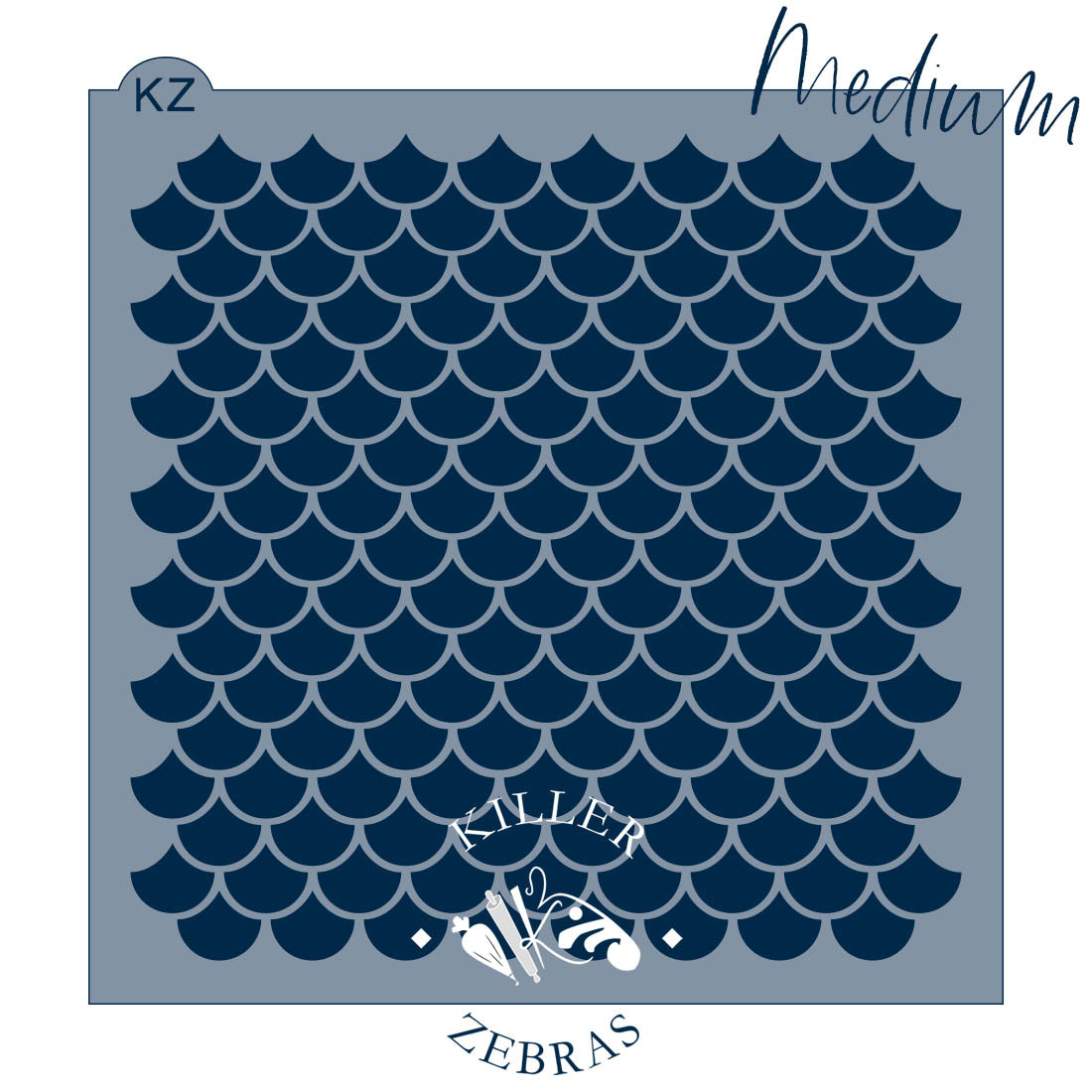 Scallops – Cookie Stencil