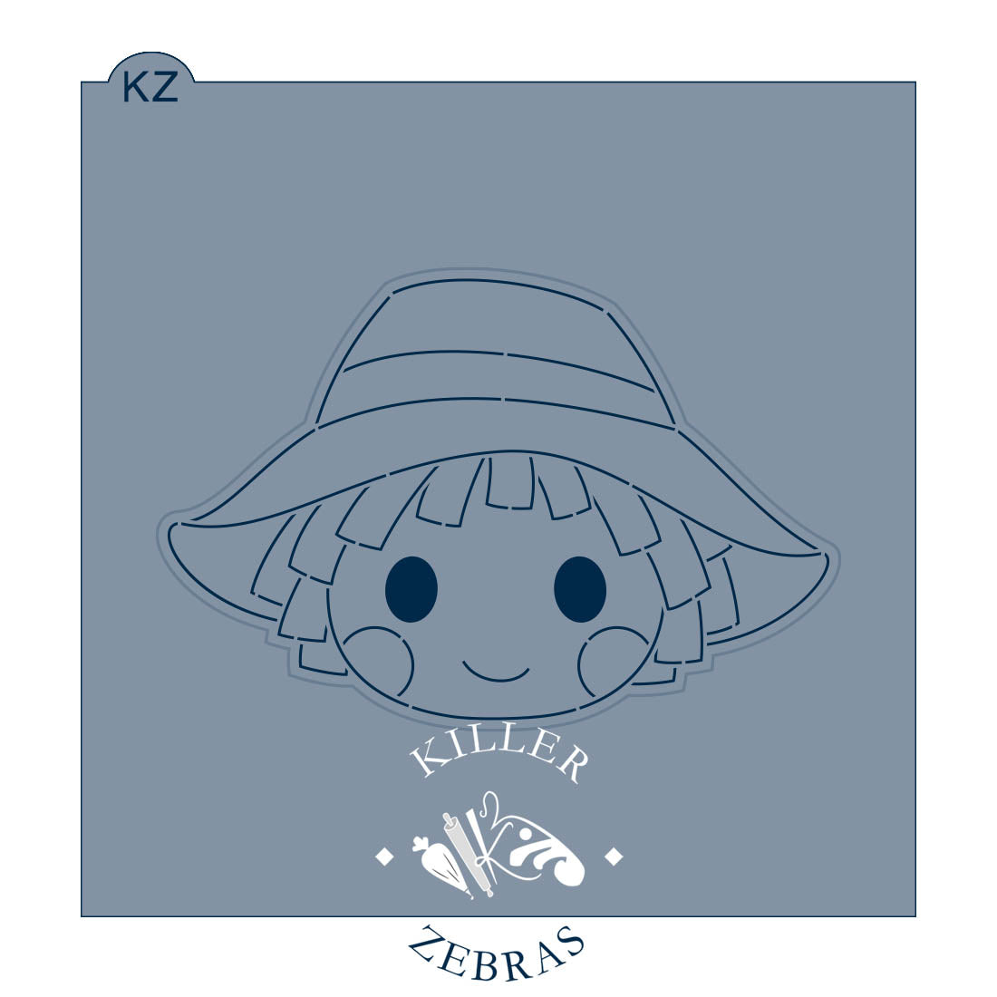 Cookie Cutters Scarecrow Face Cutter/Stencil