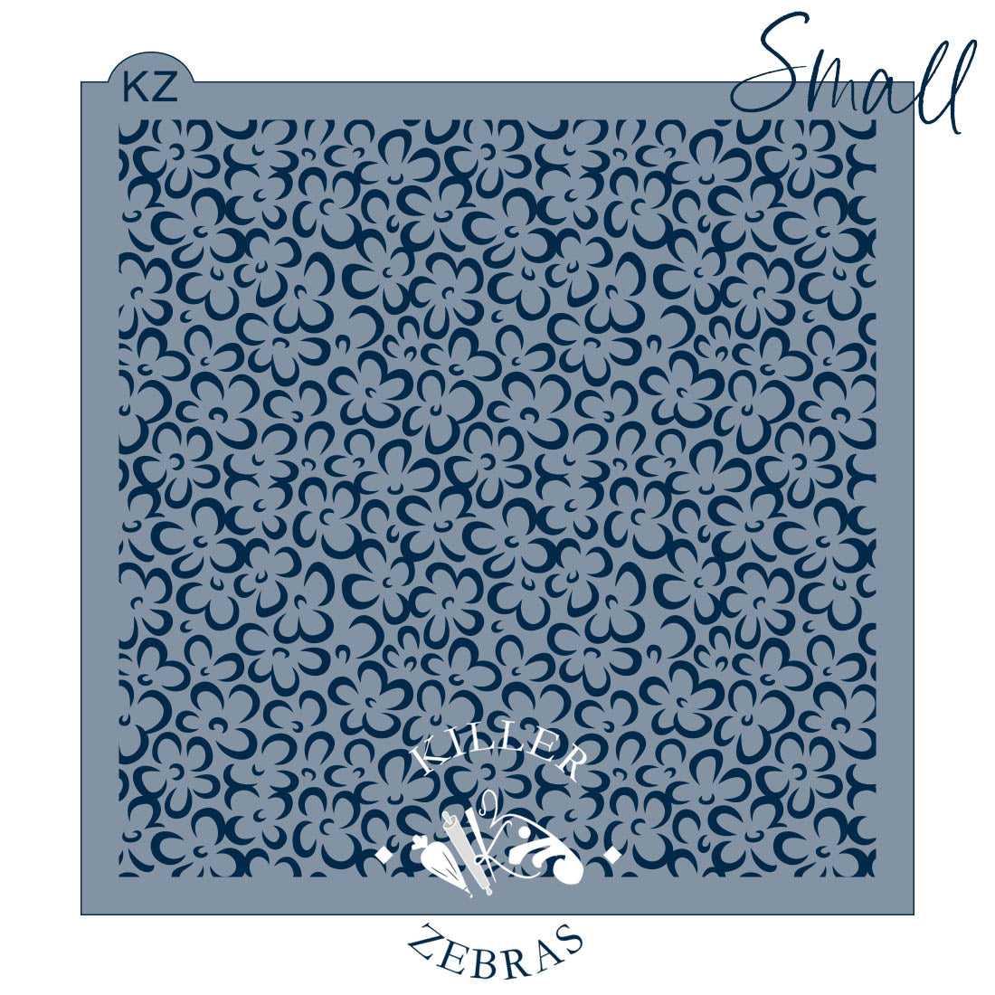 Scribble Flowers – Cookie Stencil