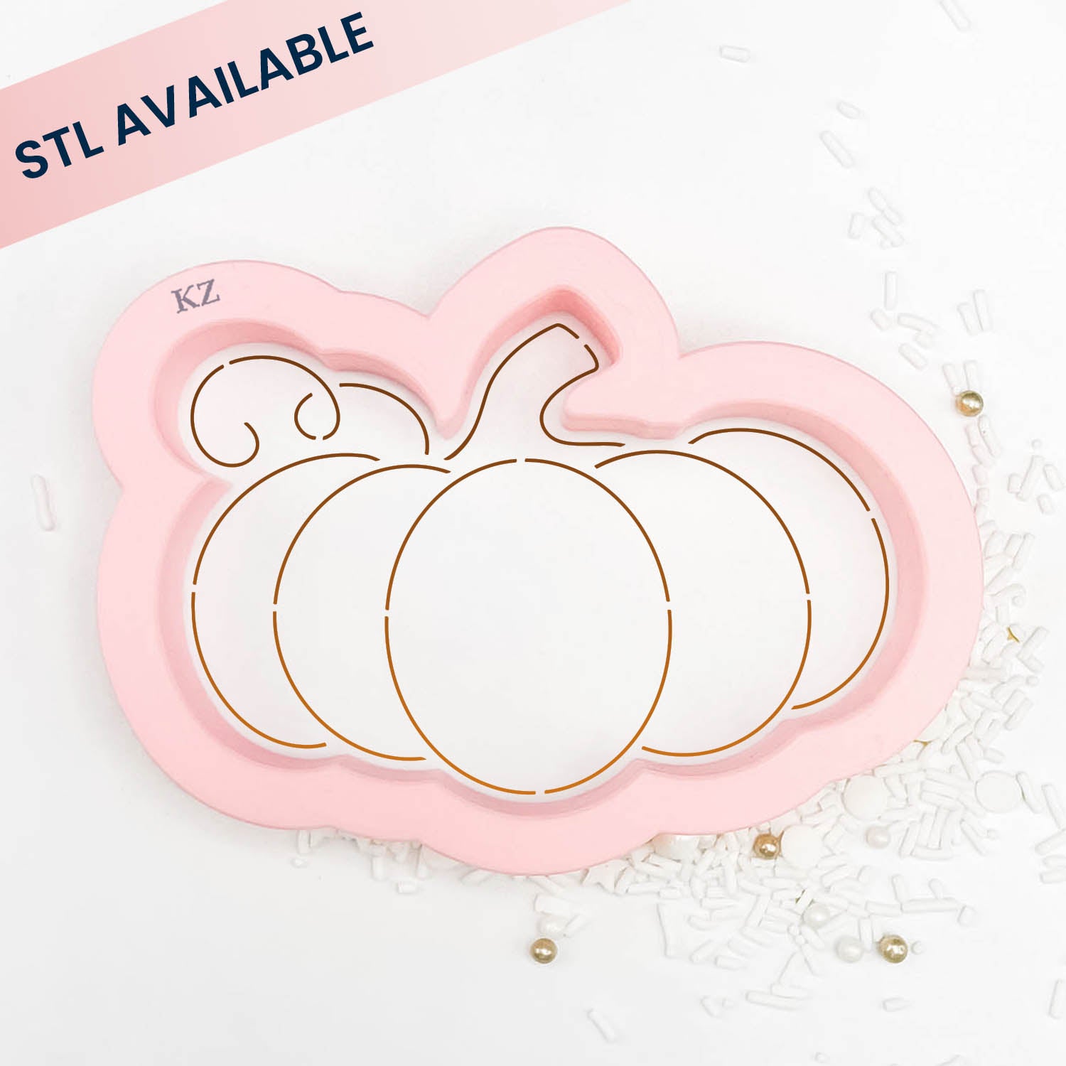 Cookie Cutters Short Pumpkin – Cookie Cutter & Stencil Set