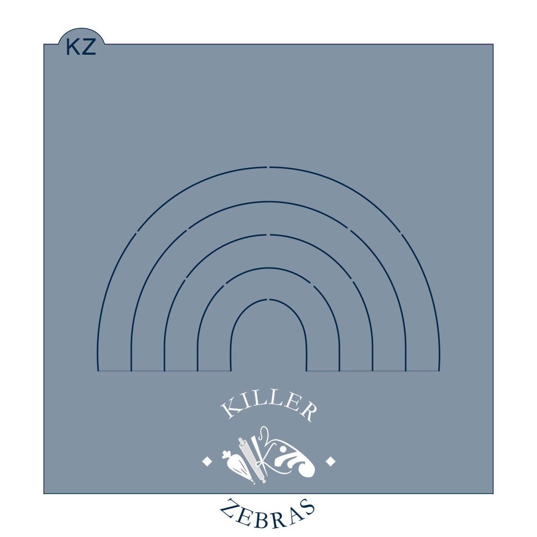 Cookie Cutters Simple Rainbow Cutter/Stencil