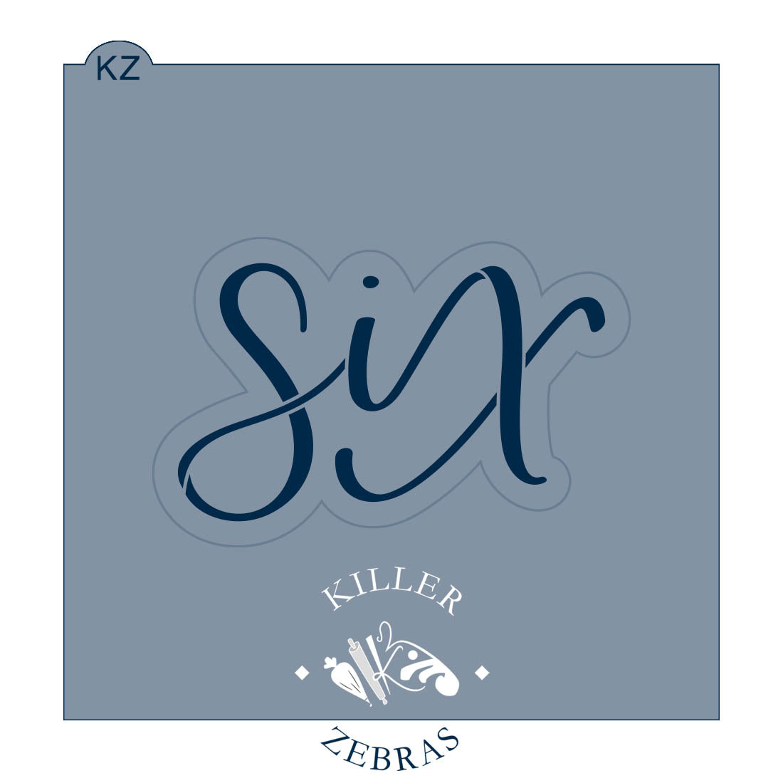 Cookie Cutters Six – Cookie Cutter & Stencil Set