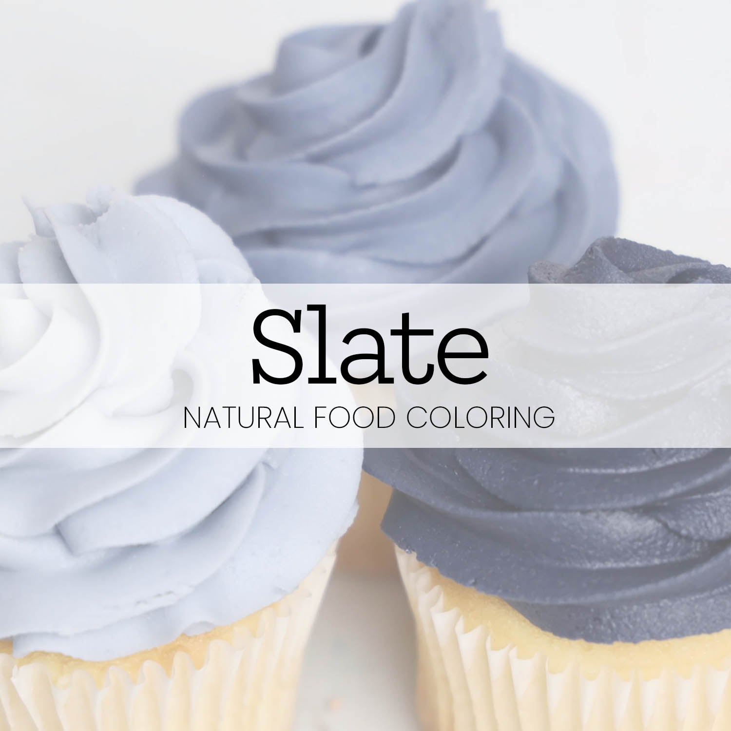 Natural Gel Color Natural Icing Color – Slate | The Sugar Art