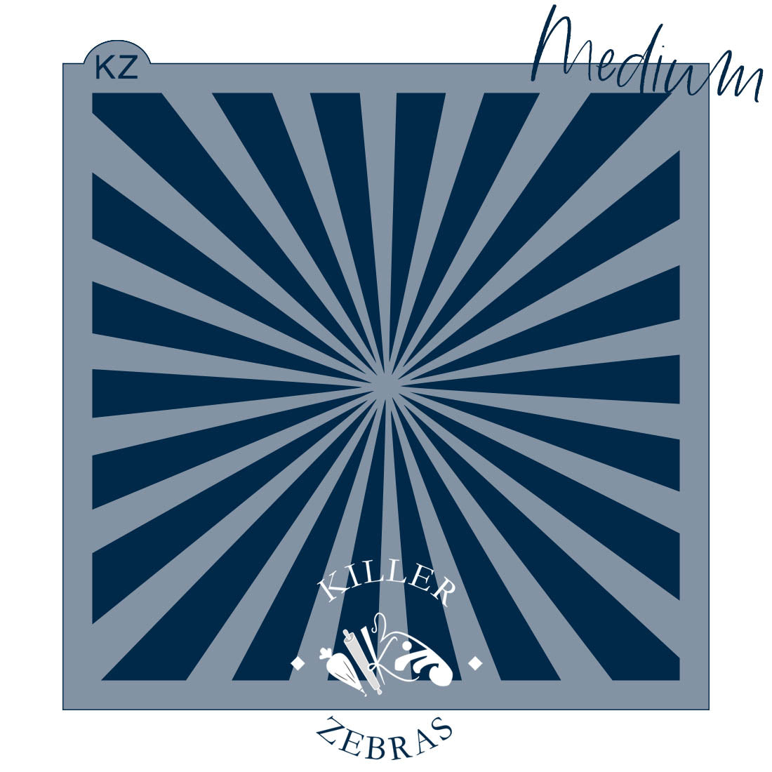 5.5 x 5.5 Stencil Starburst Stencil