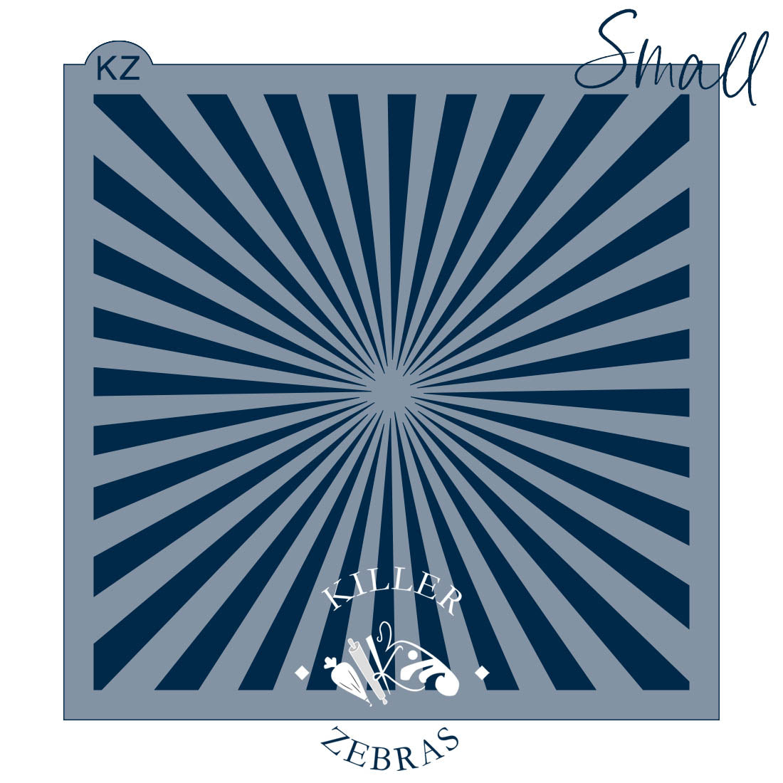 5.5 x 5.5 Stencil Starburst Stencil