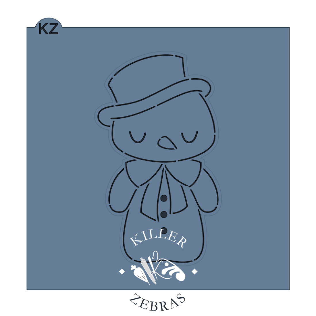 Cookie Cutters Stuffed Snowman Cutter/Stencil