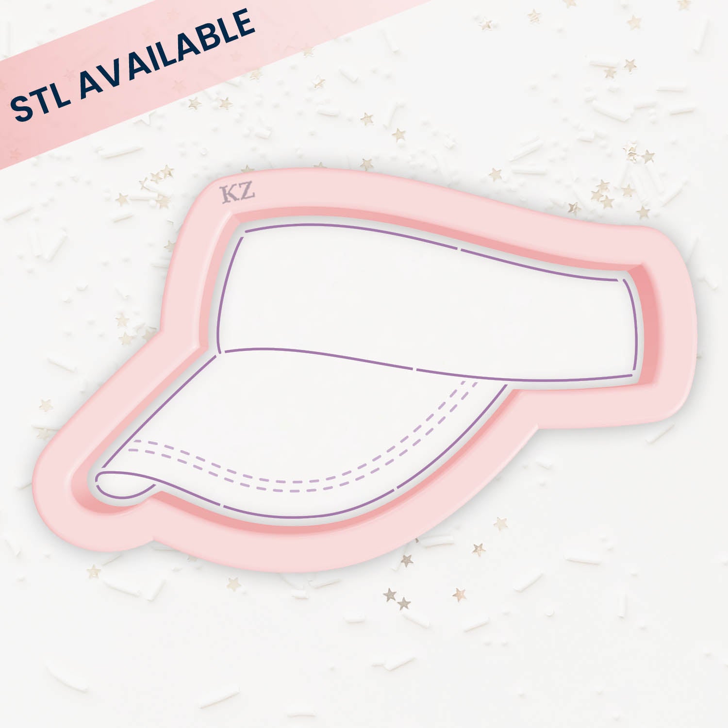 Sun Visor – Cookie Cutter & Stencil Set