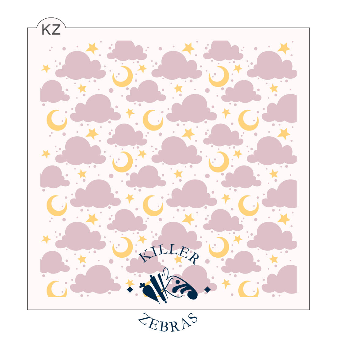 5.5 x 5.5 Stencil Sweet Dreams – Layered Cookie Stencil