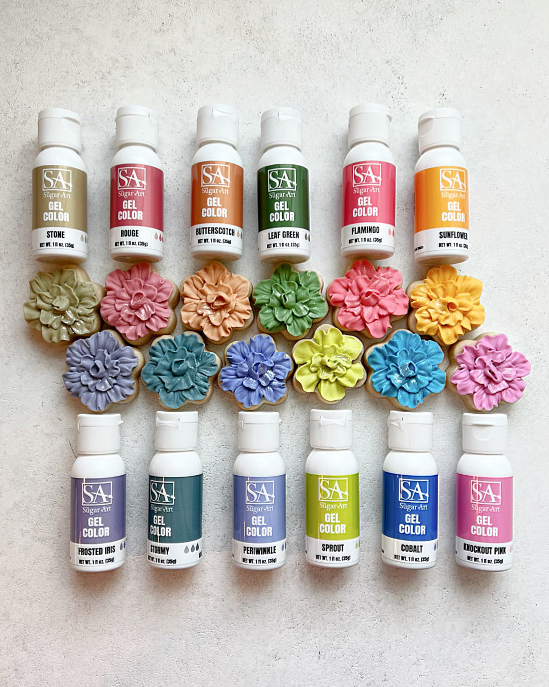 Gel Color Sugar Art Gel Color Set - 3.0