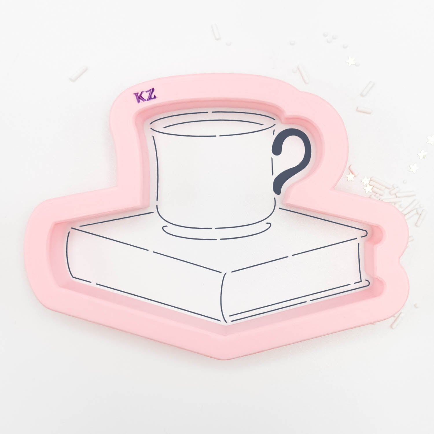 Cookie Cutters Teacup & Book – Cookie Cutter & Stencil Set
