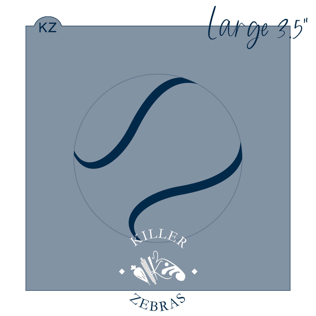 5.5 x 5.5 Stencil Tennis Ball – Cookie Stencil